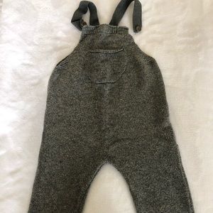 Zara kids knit overalls